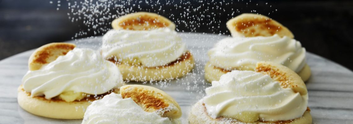 Rezeptidee Pfannkuchen mit Vanillecreme für die passierte Kost