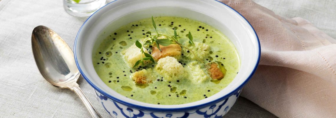 Rezeptidee Broccoli-Käse-Suppe hergestellt mit den FINDUS Pürees