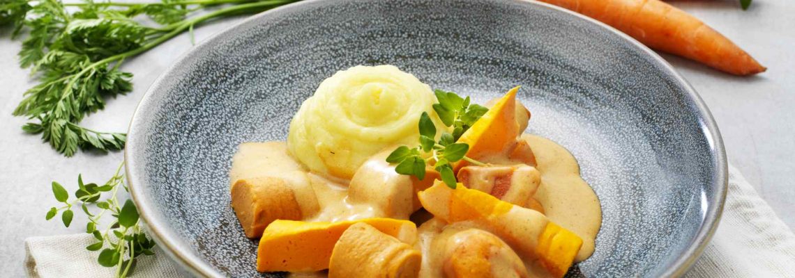 Rezeptidee für die Passierte Kost Würstchen mit Kartoffelsalat