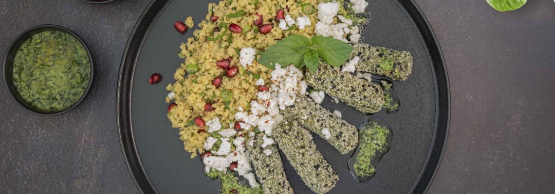 MYCONFINO Spinat-Kichererbsen-Stick, vegan