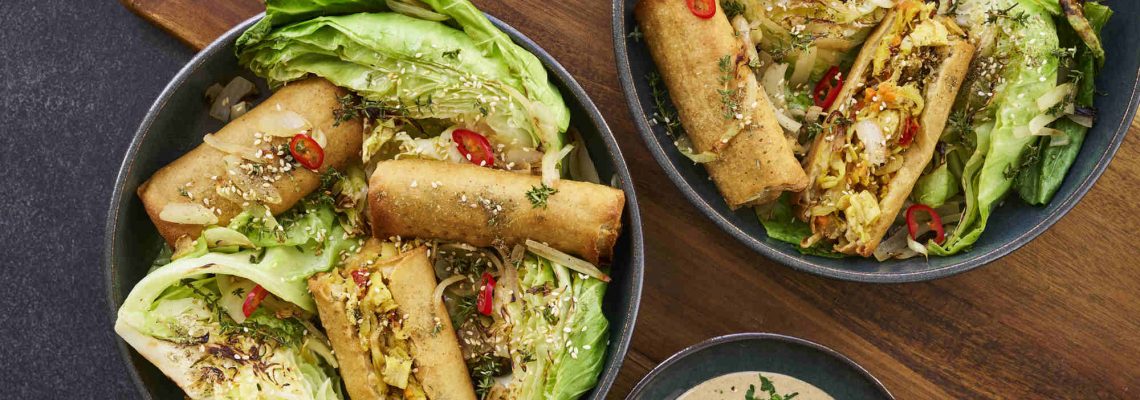 Rezept DALOON Frühlingsrolle mit gebratenem Spitzkohl
