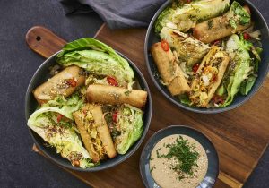 Rezept DALOON Frühlingsrolle mit gebratenem Spitzkohl