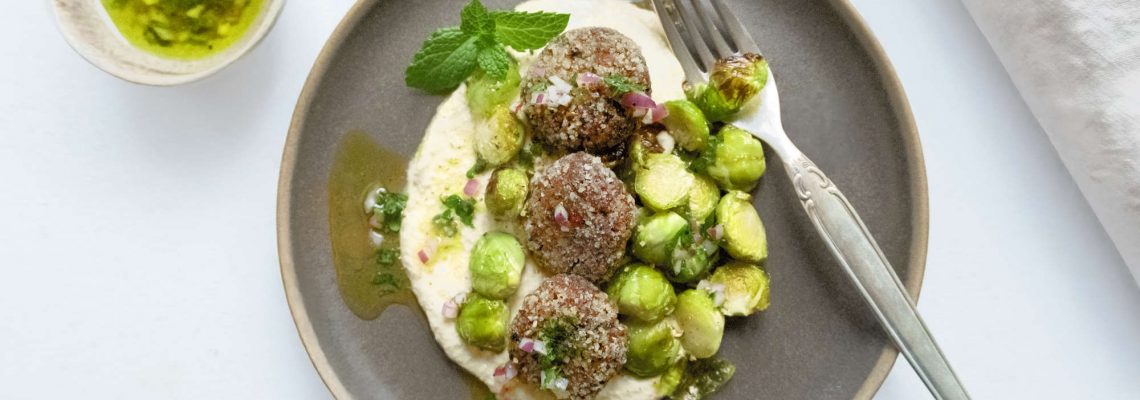 Rezept Reistaler arabischer Art mit geröstetem Rosenkohl Rezept MYCONFINO Reistaler arabischer Art mit geröstetem Rosenkohl