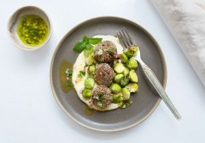 Rezept MYCONFINO Reistaler arabischer Art mit geröstetem Rosenkohl