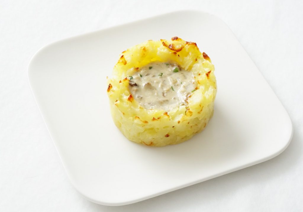 Vent des Saveurs Kartoffelnest mit Waldpilzen