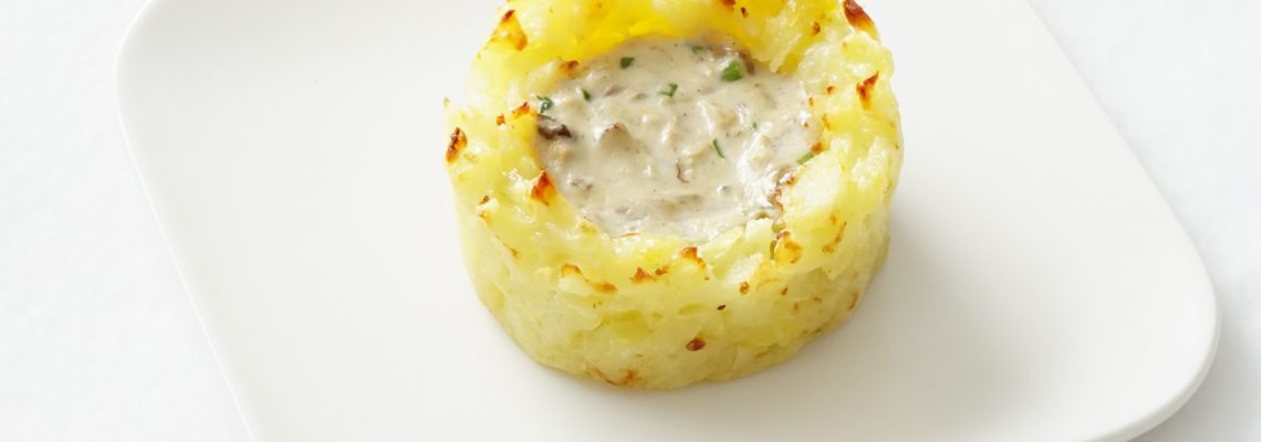 Vent des Saveurs Kartoffelnest mit Waldpilzen